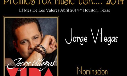 Jorge Villegas Nominado a los Premios FOX MUSIC USA 2014