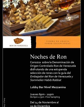 Noches de Ron con denominación de origen de Venezuela