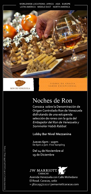 Noches de Ron con denominación de origen de Venezuela