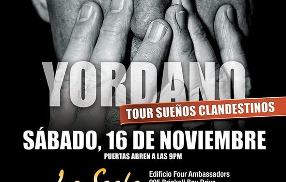 Yordano presentará concierto en Miami