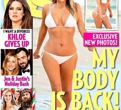 Kim Kardashian recupera su escultural figura y la presume en bikini