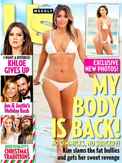 Kim Kardashian recupera su escultural figura y la presume en bikini