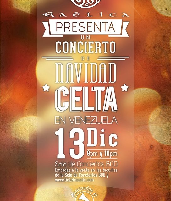 GAELICA presenta un Concierto de Navidad Celta en Venezuela