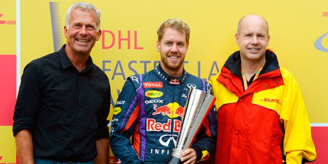 Vettel gana el Premio DHL a la Vuelta Más Rápida 2013