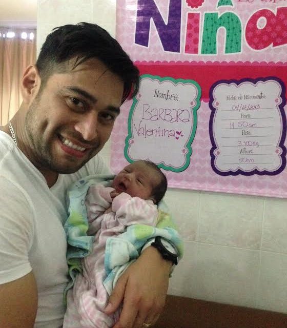 Roberto De Las Salas ¡Ya es papá!