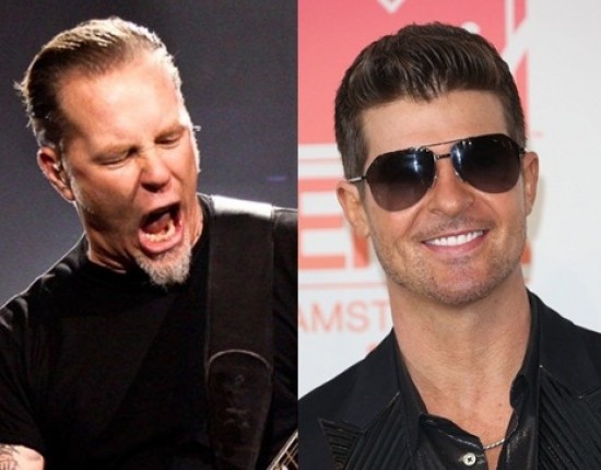 Metallica y Robin Thicke actuarán en los Grammy 2014