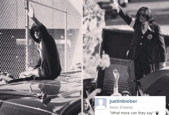 Justin Bieber causa indignación al compararse con Michael Jackson