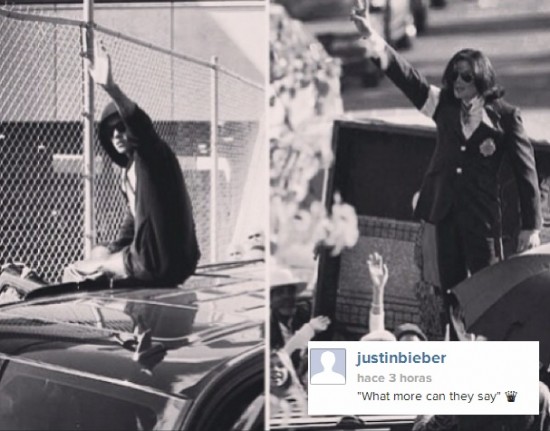 Justin Bieber causa indignación al compararse con Michael Jackson