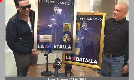 SILVESTRE DANGOND recibe Disco de Platino en Venezuela