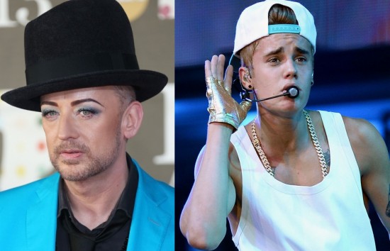 Boy George recuerda que alguna vez fue como Justin Bieber