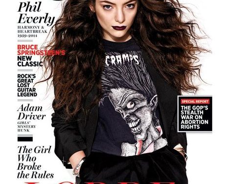 Lorde en portada de la revista Rolling Stone, enero 2014