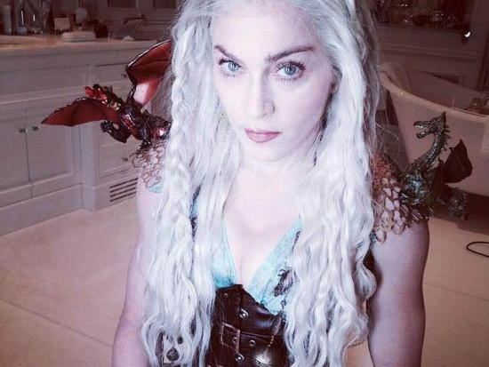 Madonna imita look de Daenerys Targaryen de ‘Game of Thrones’ (+Foto)