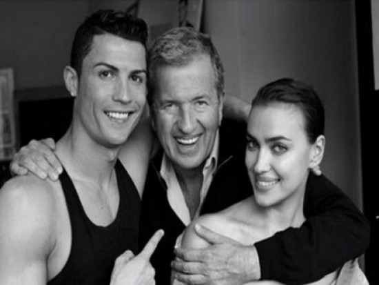 Mario Testino realizó sesión de fotos a Cristiano Ronaldo e Irina Shayk