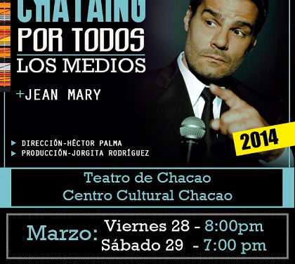 28 y 29 de marzo | Luis Chataing + Jean Mary se presentan en el Teatro de Chacao