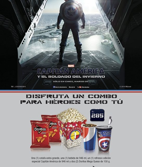 Cines Unidos estrena la nueva película de Marvel Capitán América y El Soldado del Invierno