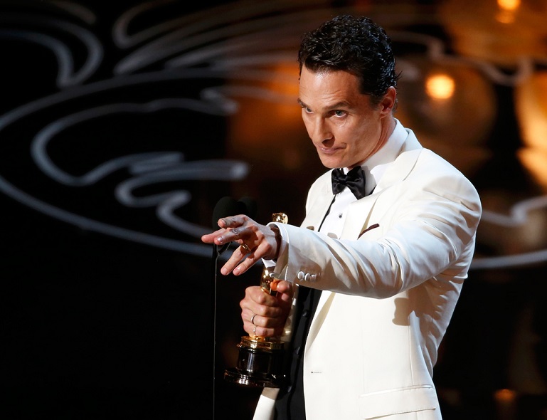 Matthew McConaughey triunfa como mejor actor en los Oscar 2014