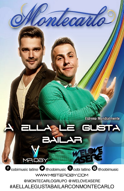 MONTECARLO LLEGA A LAS RADIOS DE EUROPA CON EL HIT »A ELLA LE GUSTA BAILAR»