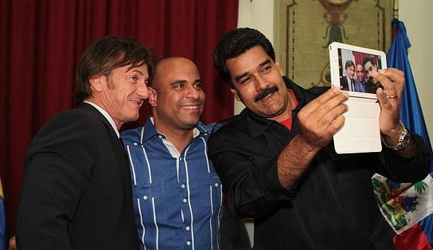 Presidente Nicolas Maduro pidió a Sean Penn que traslade deseo de diálogo de Venezuela con EE.UU