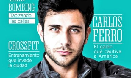 Carlos Ferro es la portada de la edición del primer aniversario de la revista Casta de Hierro en México