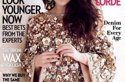 Lorde posa por primera vez para Fashion, la revista canadiense de moda
