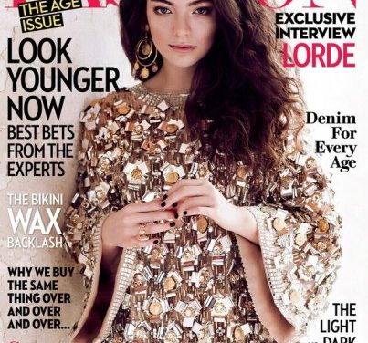 Lorde posa por primera vez para Fashion, la revista canadiense de moda