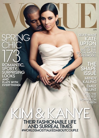 Kim Kardashian y Kanye West en Vogue son un éxito en ventas