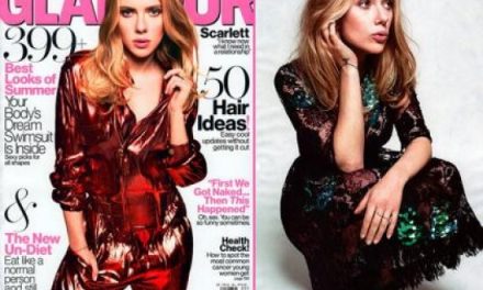 Scarlett Johansson posa sensual para la portada de la revista Glamour (+Fotos)