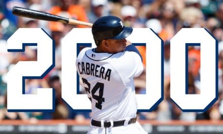 #Historico: Miguel Cabrera bateó primer jonrón de la temporada y llegó a 2000 hits