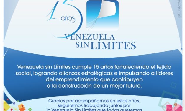 Venezuela sin Límites cumple 15 años fortaleciendo el tejido social