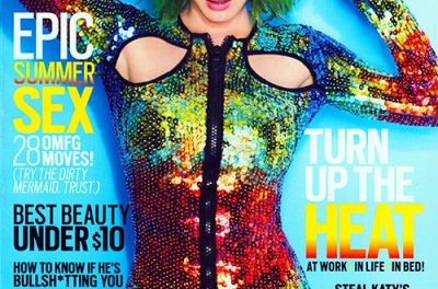 Katy Perry brilla en la portada de Cosmopolitan