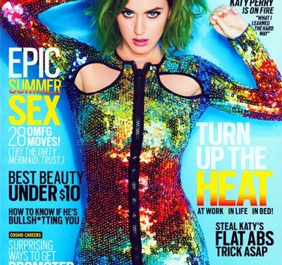 Katy Perry brilla en la portada de Cosmopolitan