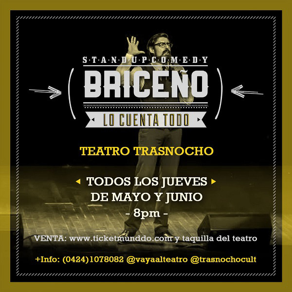 El Profesor Briceño llegará al Trasnocho Cultural para contarlo todo
