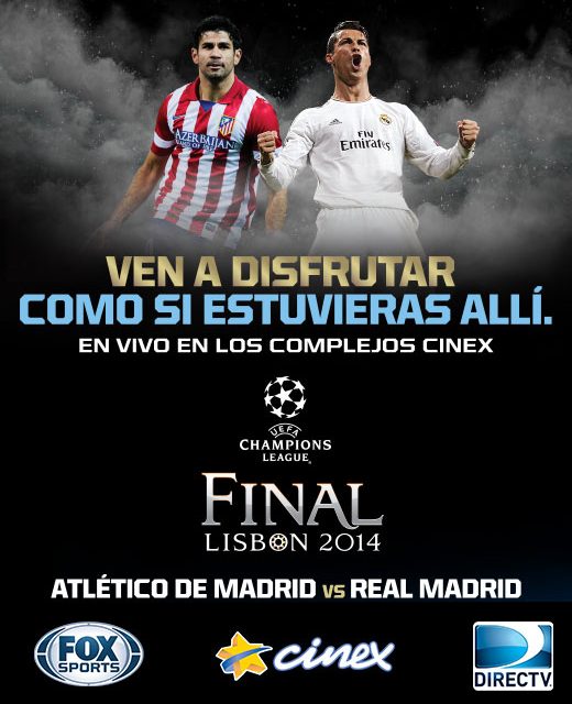 LA CHAMPIONS LEAGUE SE VIVE EN EXCLUSIVA EN CINEX