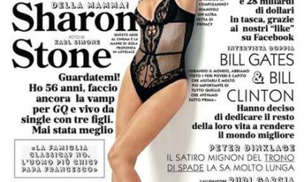Sharon Stone a sus 56 años seduce en sexy lencería para la revista GQ (+Foto portada)