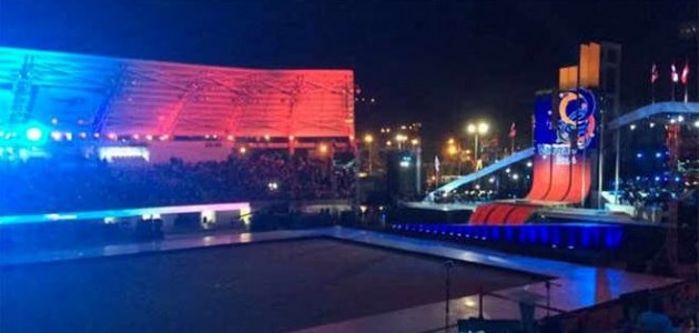 OMAR ACEDO AMENIZÓ LA INAUGURACIÓN DE LOS JUEGOS SURAMERICANOS DE PLAYA 2014