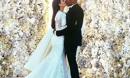 Kim Kardashian logra récord en Instagram por foto de su boda