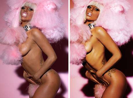 Muestran foto de Lagy Gaga sin retoques de Photoshop