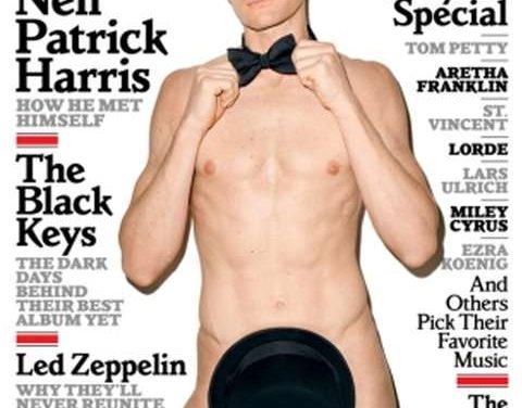 Neil Patrick Harris posó desnudo en portada de la revista Rolling Stone