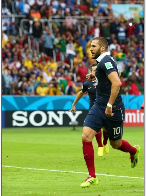 #MundialBrasil2014: Francia goleó a Honduras Con dos goles de Karim Benzema (+Fotos)