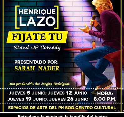 Henrique Lazo regresa al Centro Cultural BOD con 4 funciones especiales