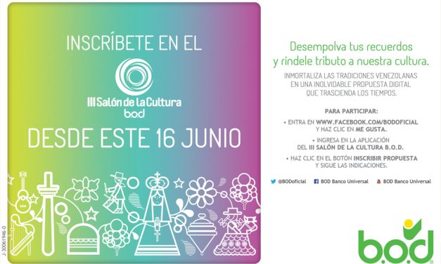 Inscribe tu propuesta digital en el III Salón de la Cultura B.O.D.