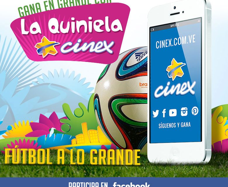 GÁNATE UN IPHONE CON LA QUINIELA CINEX