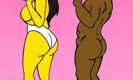 Kim Kardashian y Kanye West se convierten en Simpson