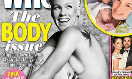 P!nk sorprendió con sexy desnudo en portada de revista (+Foto)