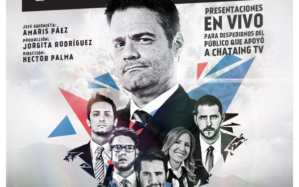 Luis Chataing y sus reporteros llevarán el programa Chataing TV a las tablas para despedirlo