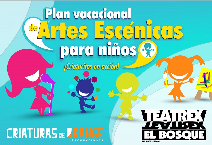 Teatrex y Criaturas de Orange invitan a su primer Plan Vacacional de Artes Escénicas para Niños