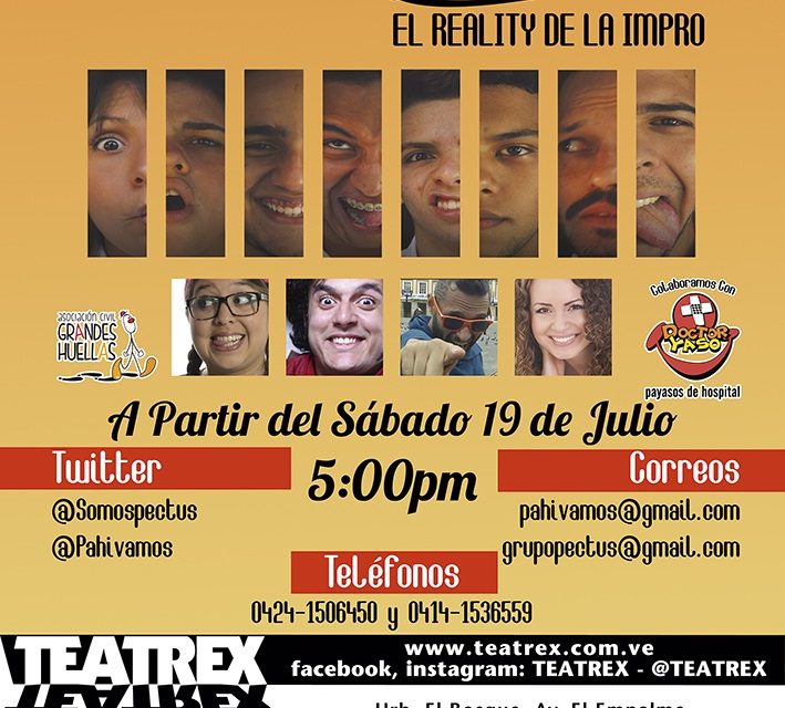 EL NOMINADO DE LA IMPRO!!. A partir del 19 Julio en Teatrex de »El Bosque»
