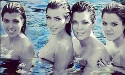 Kris Jenner subió foto de las Kardashian en topless (+Foto)
