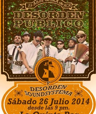 ¡Desorden Público celebra sus 29 años!