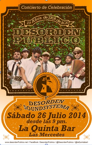 ¡Desorden Público celebra sus 29 años!